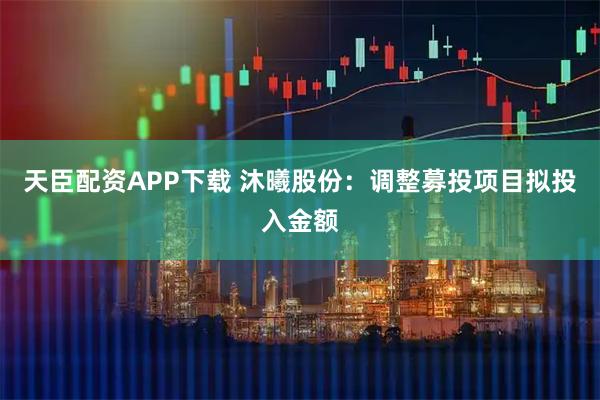 天臣配资APP下载 沐曦股份：调整募投项目拟投入金额